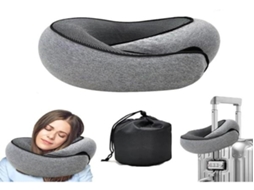 Lurelia Almofada Viagem, Ergonómica, Espuma Viscoelástica, 12v Carro, Presente, Avião