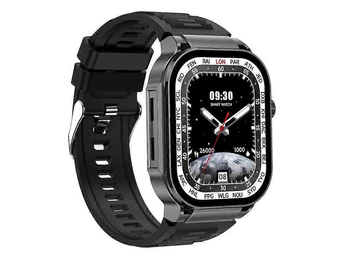 Smartwatch AMOLED de 2,06 polegadas com monitor de saúde, chamadas Bluetooth e rastreador de atividades físicas para Android e iOS. Ly Ebike
