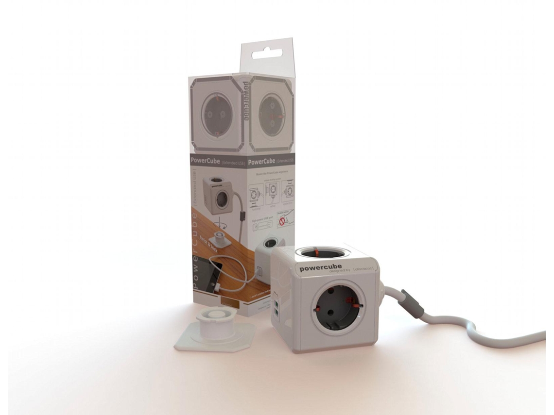 Tripla ALLOCACOC Powercube Extended Usb 4Xac + 2Xusb + Cabo
