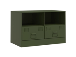 Móvel de Tv 67x39x44 Aço Verde Azeitona MAISON EXCLUSIVE