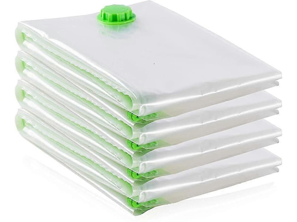 Conjunto De 4 Sacos Armazenamento A Vácuo, Extra Grandes, Jumbo 120x100cm, Herméticos