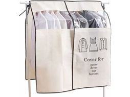 Lurelia Capa Para Roupa, Antipoeira, Com Fecho, Transparente, Para Vestidos E Casacos, 90x110 Cm, Closet Limpo