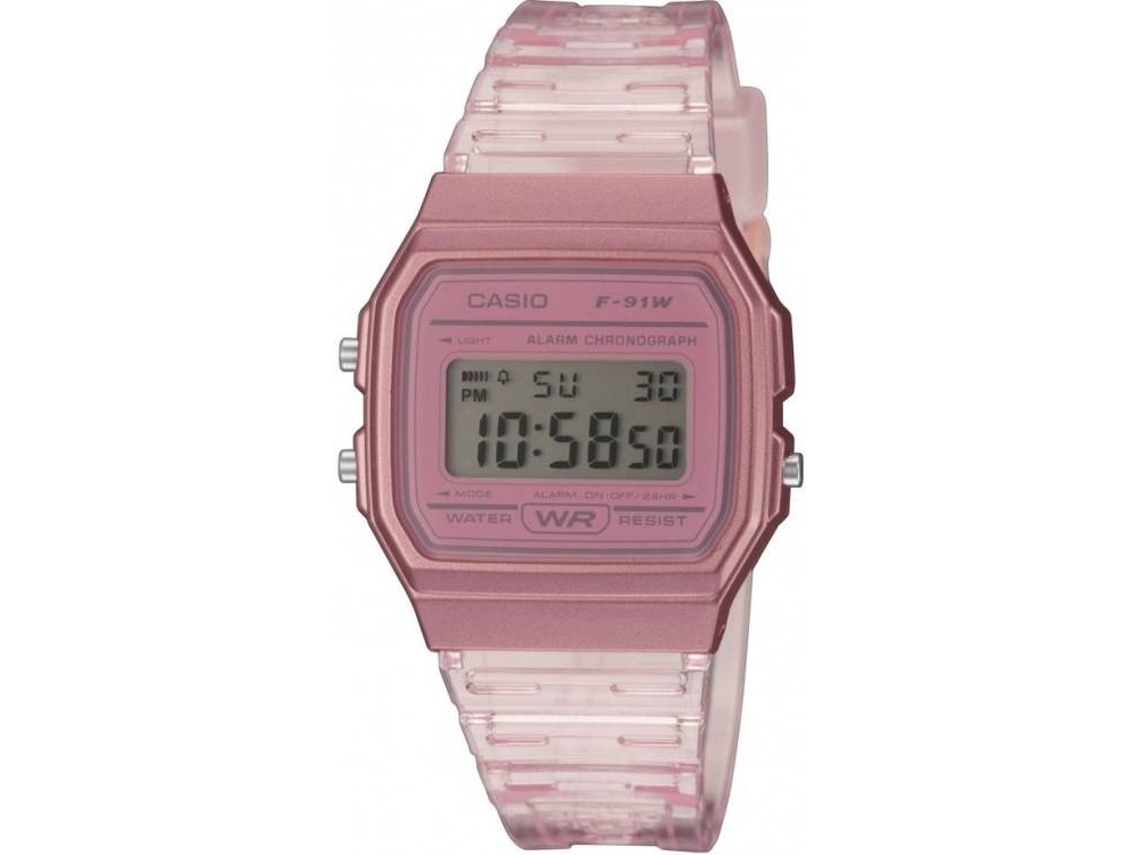Relógio Digital de Mulher CASIO Vintage Rosa (Plástico e Resina)