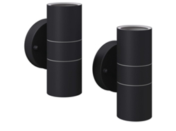 Wall Light, Wall Lights Vidaxl Preto Aço Inoxidável (n/a)