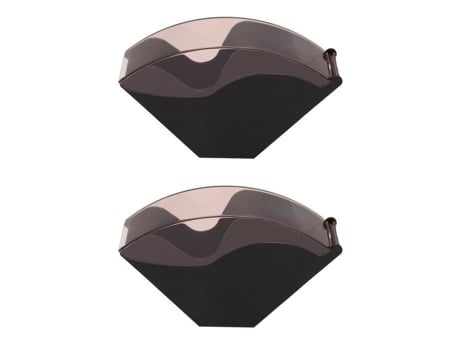 2X Suporte de Filtro de Papel V60-Filtro Cônico Caixa de Papel Filtro de Armazenamento de Papel Grade Suporte Ferramentas de Café SODIAL