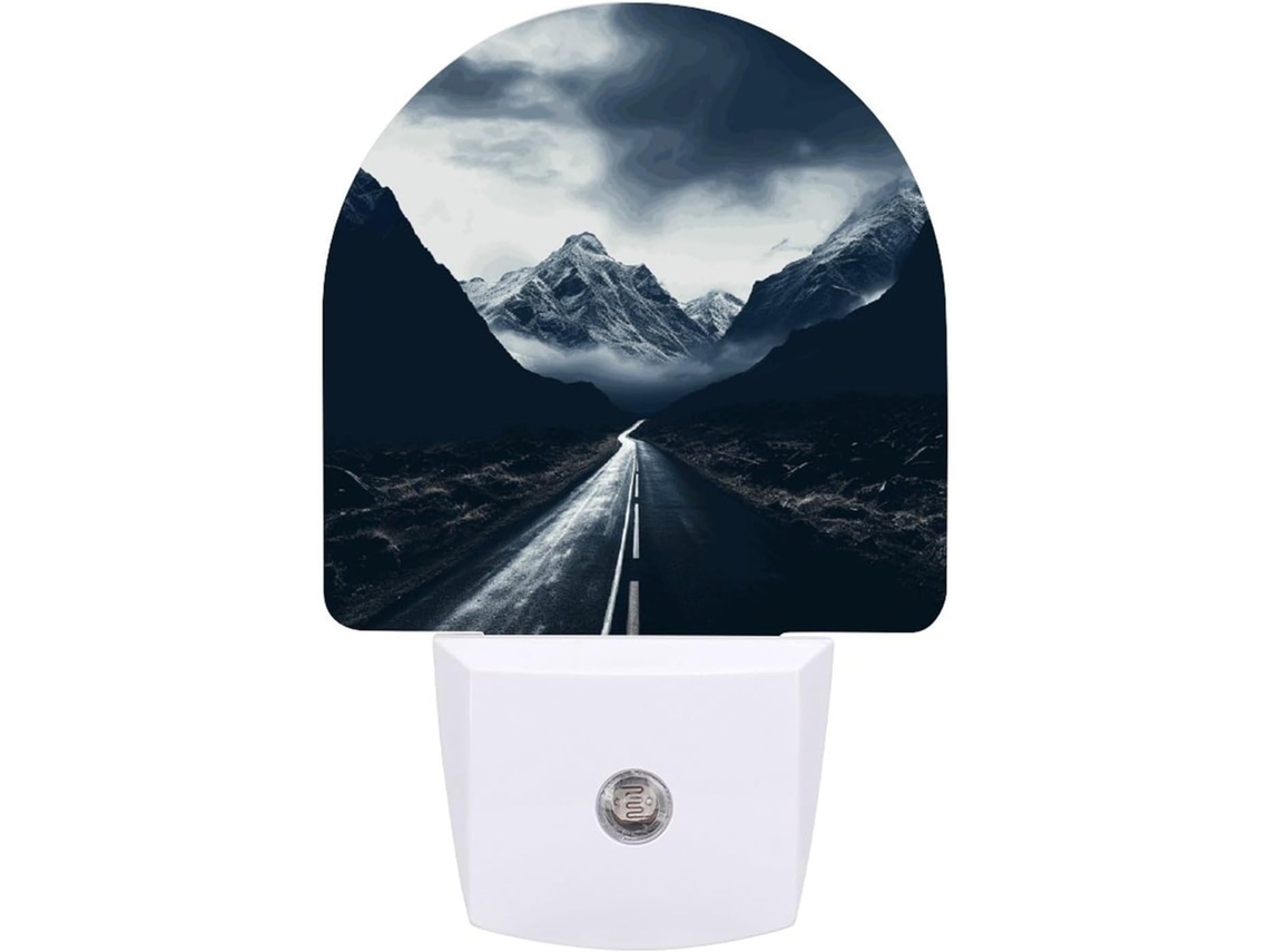 Lâmpada LED para quarto, banheiro, corredor, luz noturna no escuro na montanha, com sensor de luz LED.