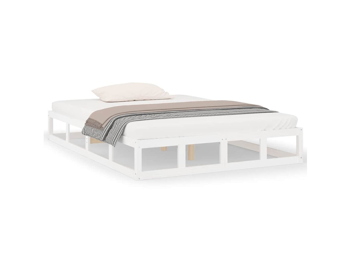 Bed Frame, Bed Frames Vidaxl Branco Madeira (180 X 200 Cm)