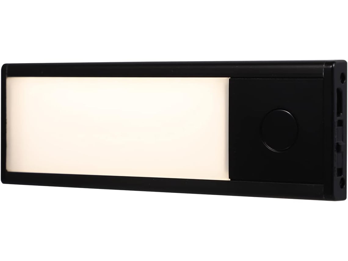 Luminária Noturna Led Magnética Regulável para Instalação Sob Armário, com Sensor de Movimento, em Alumínio e Policarbonato, Recarregável. SFUSHOS