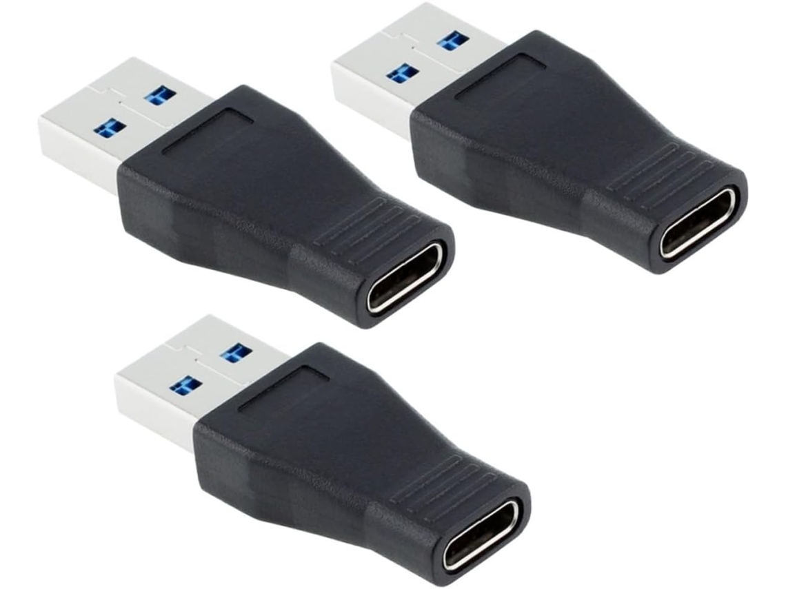 Conjunto De 3 Adaptadores Usb Tipo C Para Conector Fêmea Tablets E