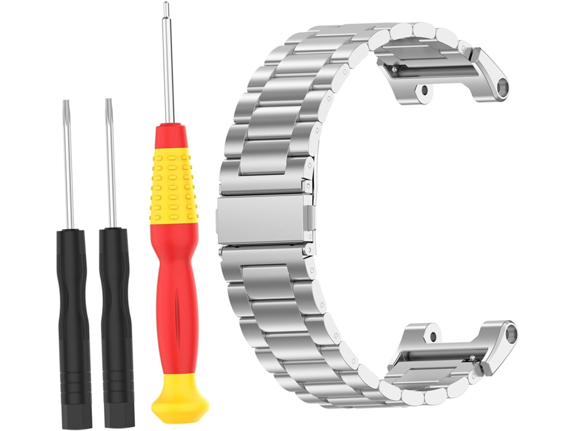 Pulseira De Aço Inoxidável Compatível Com O Smartwatch Amazfit