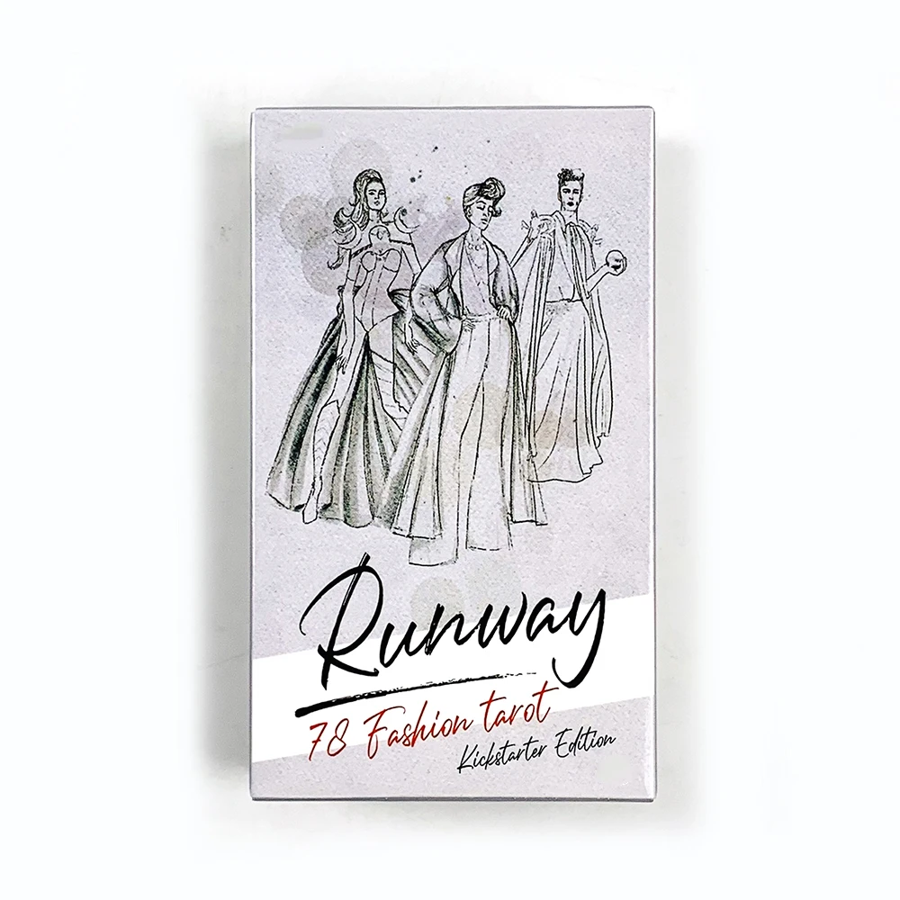 Novo Runway Tarot Ace Baralho de 80 Cartas, Jogo de Tabuleiro de Adivinhação Casual e Divertido. MDUG