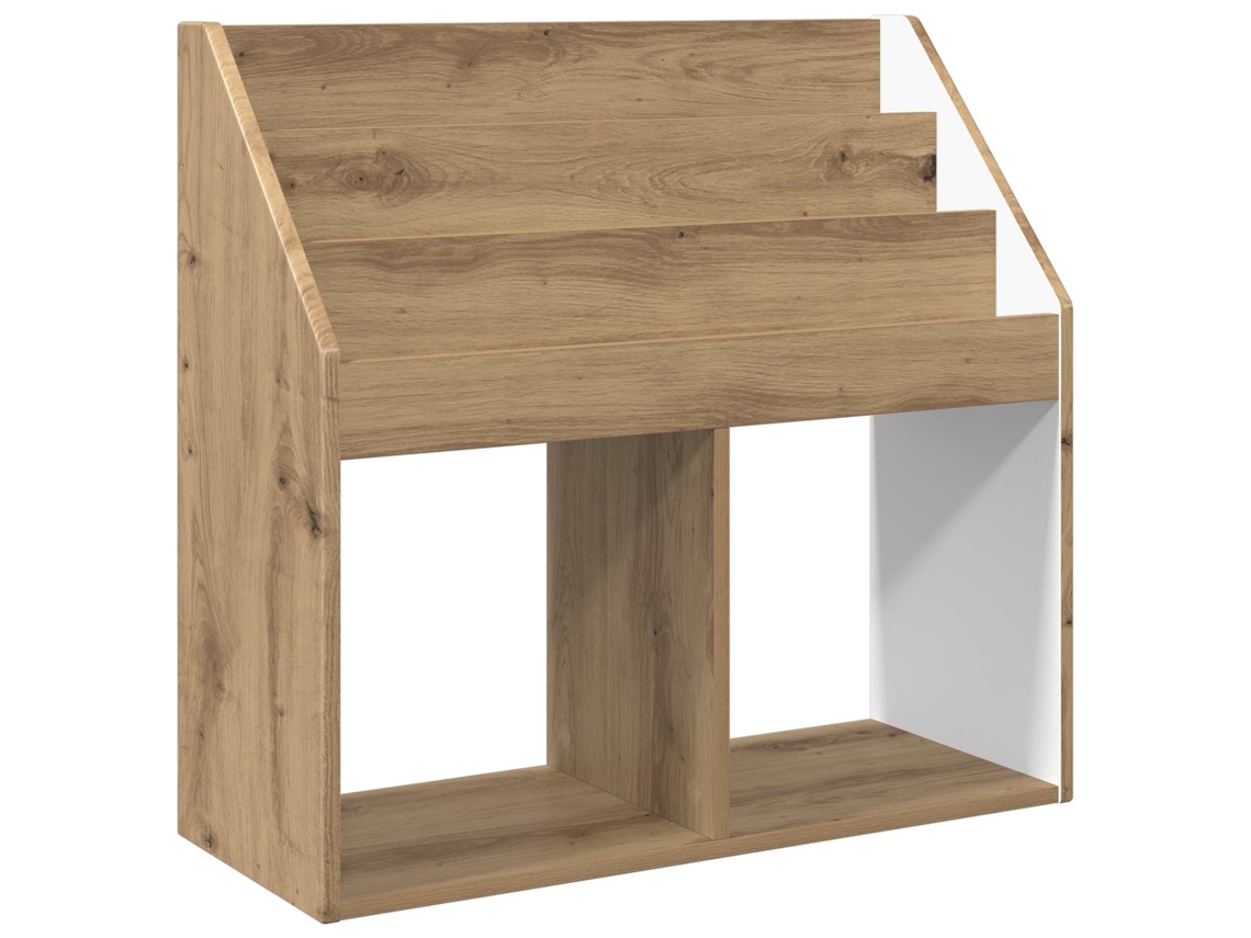 Conjunto 1 Estante Infantil Vidaxl Castanho Derivados De Madeira (72,5 X 29,5 X 69 Cm)