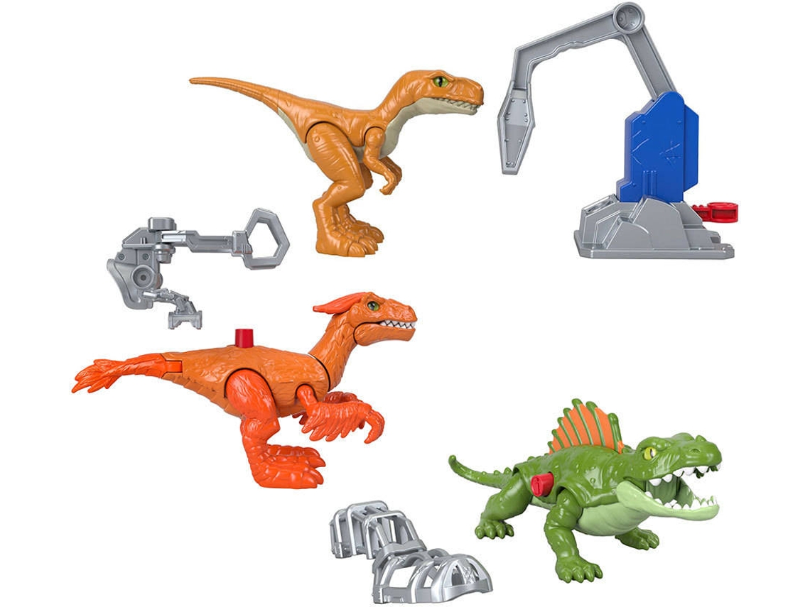 Mattel Imaginext Jurassic World Dinossauro Brinquedo T-Rex Ação de luta