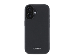 Capa Magsafe Elegante Logótipo para iPhone 16 DKNY Preto