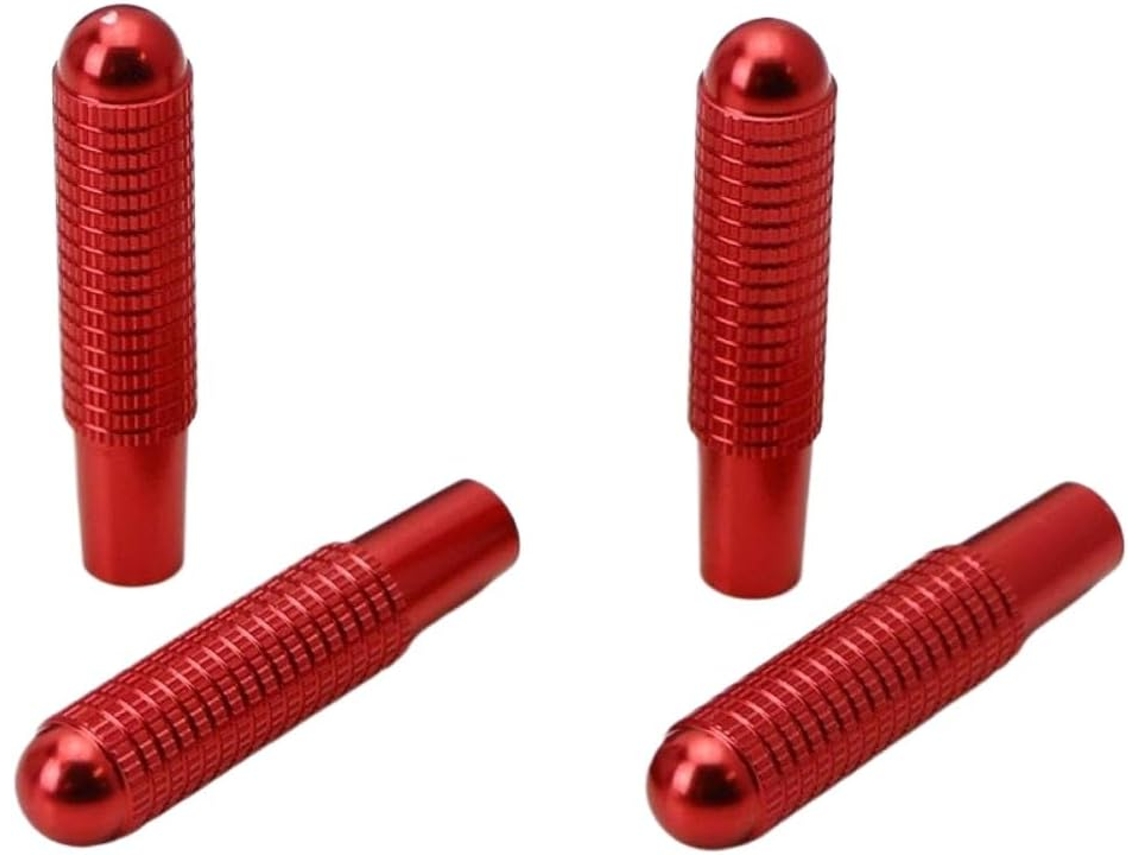 Maçanetas De Fechadura Porta Aparafusadas Em Alumínio Vermelho, Compatíveis Com Cla Gla Classe W117 C117 X156