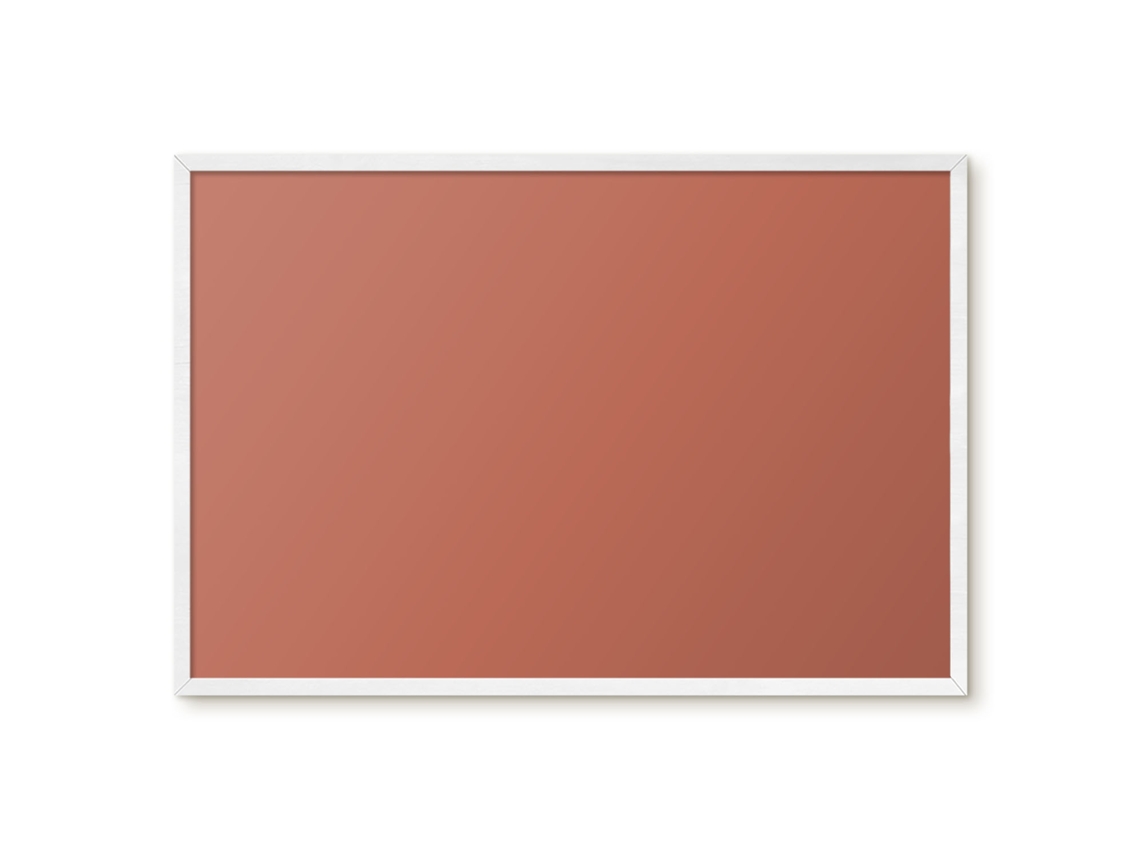 Quadro de vidro magnético cinza-claro para hall de entrada Espelharte (60x40 cm)