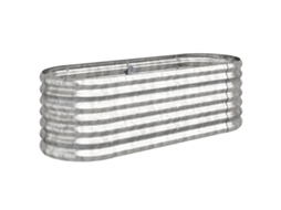 Garden Raised Bed, Garden Raised Beds Vidaxl Prateado Aço (114 X 40 X 36 Cm)