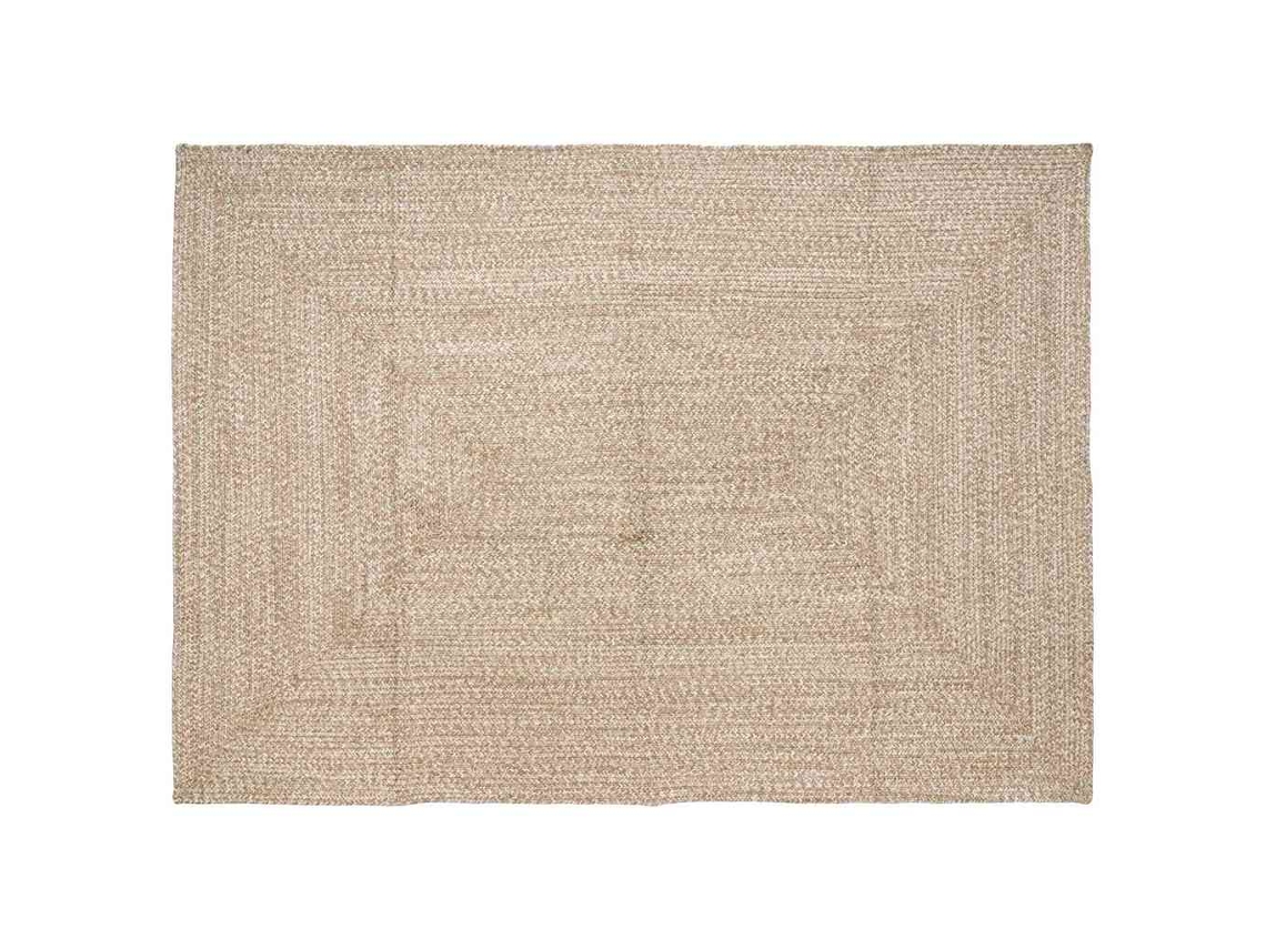 Conjunto 1 Tapete Moderno Vidaxl Castanho Juta (200 X 290 Cm)