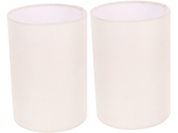 Conjunto de 2 Peças de Cúpulas Redondas de Tecido para Abajures e Luminárias Pendentes Decorativas. SFUSHOS