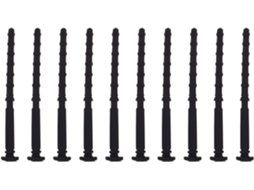 Conjunto De 10 Ventoinhas Com Tampa Silicone 25mm Para Redução Ruído E Vibração, Parafusos De Fixação Para Ventoinhas E