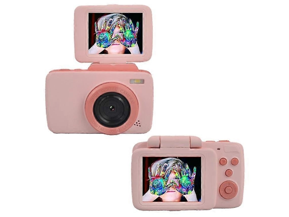 Câmara Fotográfica Infantil Com Ecrã De 2,4 Polegadas E Design Flip Kdc-008a
