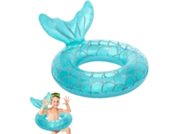 Boia Infantil em formato de Sereia Azul AQUAFORGE