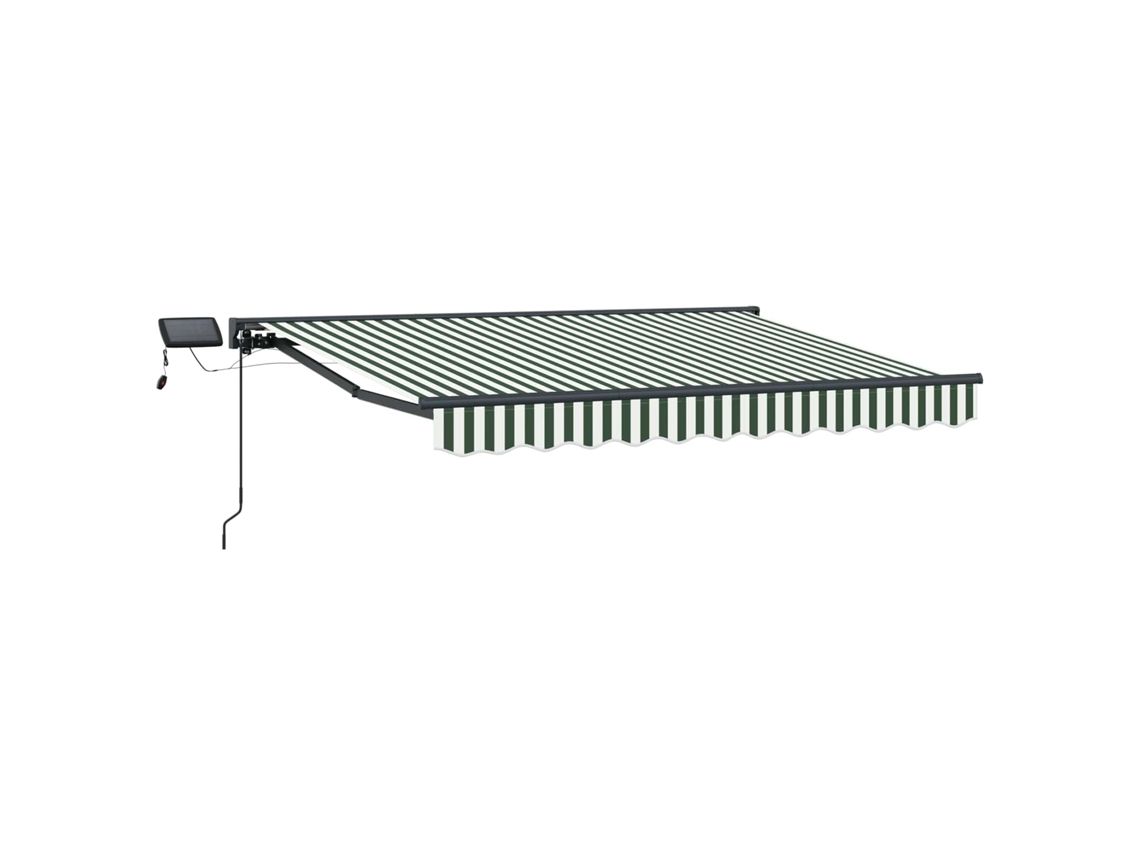 Conjunto 1 Toldo Manual Vidaxl Antracite Alumínio (3 X 2,5 M)