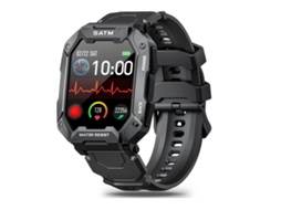 Smartwatch YIZHOOD Te33 Android e Ios Preto