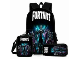 Conjunto Mochila Escolar 3 Peças, Aulas, Inclui Estojo