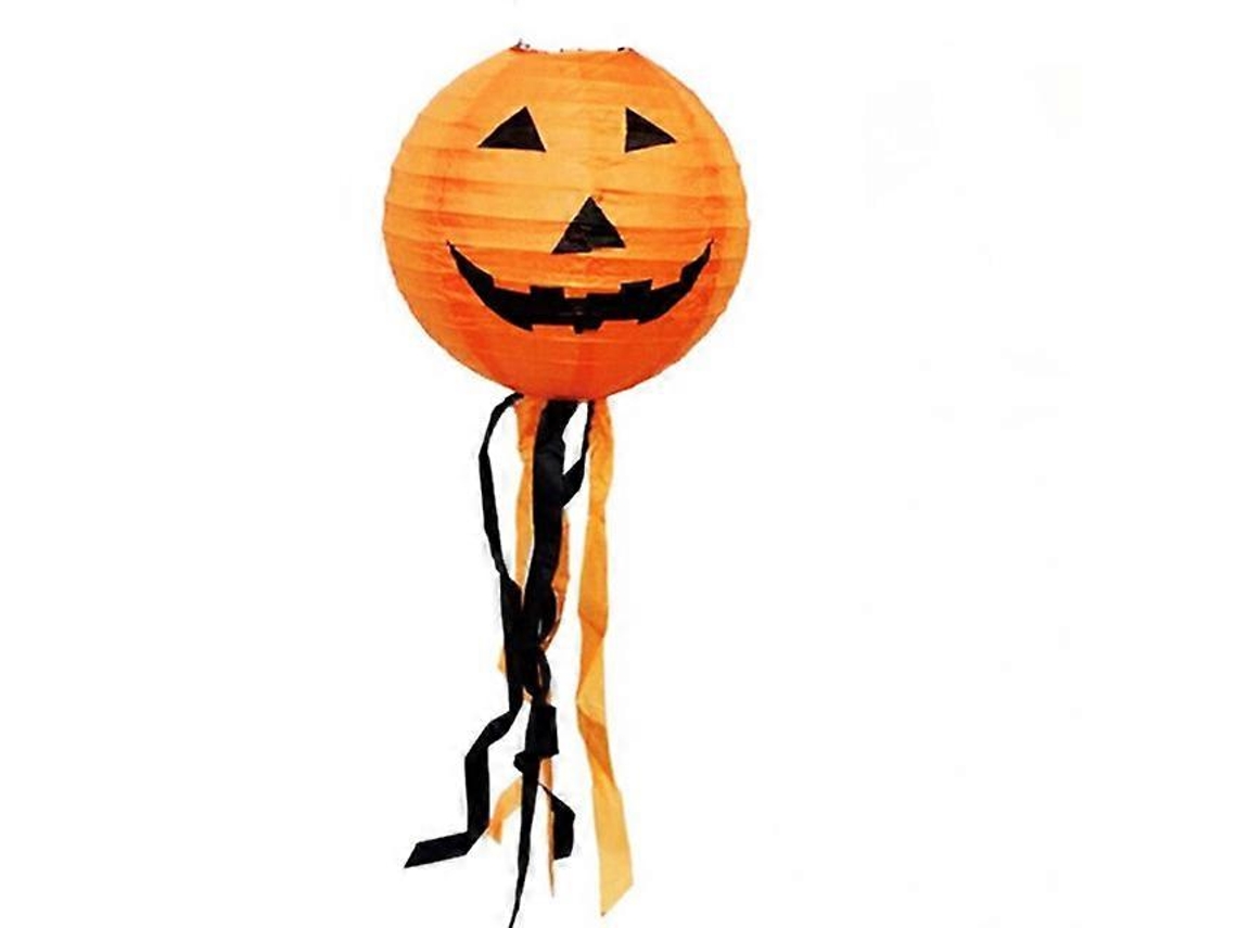 Lanterna Abóbora de Papel Halloween 8 Polegadas 5 Cores Decoração de Festa em Casa 1 Unidade