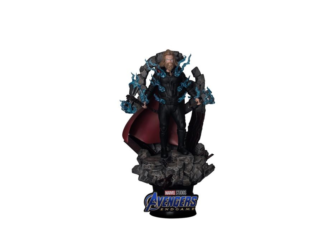 Diorama Disney Thor Vingadores Ultimato Branco Interior Marvel Beast Kingdom