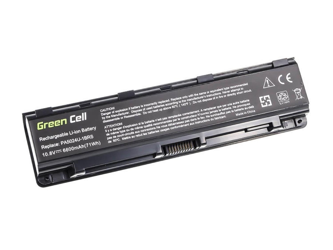 Bateria GREEN CELL para Toshiba Satellite C850 C855 C870 L850 L855 Pa5024U-1Brs / 11,1V 6600Mah