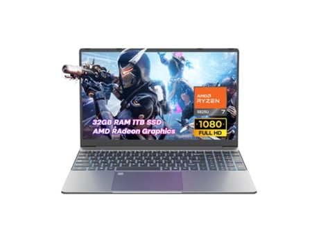Ninkear A15 Plus Gaming Laptop Amd Ryzen™ 7 5825u 4.5ghz 15.6 Fhd Ips 32gb Ddr4 1tb Ssd Teclado Retroiluminado Desbloqueio Por Impressão Digital