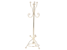Mali cabideiro Miniatura para Casinha de Bonecas Escala 1:12 Hall Acessório de Metal 14,5cm