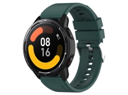 Bracelete para Samsung Galaxy Watch 3 XIAOMOYU em Silicone com Cabeça Saliente e Fivela Prata (20mm) Dark Green