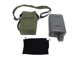 Garrafa De Água De 2l Com Bolsa Para Cintura Capacidade Grande À Prova De Vazamento Pvc Para Esportes Ao Ar Livre Viagem Verde Od
