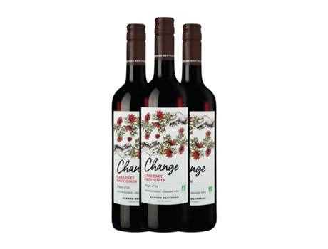 Vinho GÉRARD BERTRAND Change Cabernet Sauvignon Vin de Pays Languedoc (0.75 L - 3 Unidades)