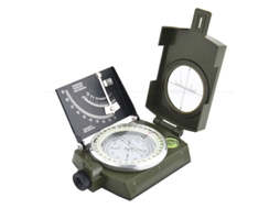 Bússola de Navegação Militar Resistente À Água para Trilhas com Luz Fluorescente AQUAFORGE