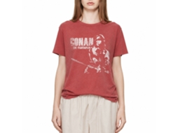 Rockinstone Conan White Heather Red Adult T-shirt Size:xl