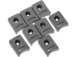 Packove Conjunto De 8 Peças Acessórios Para Porta Correr Batente, Guia Inferior E Protetor Para Banheiro