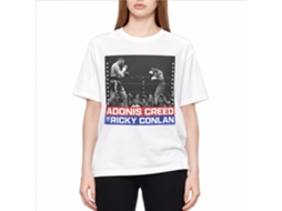 Rockinstone Rocky Movie Creed Vs Conlan White Adult T-shirt Size:s