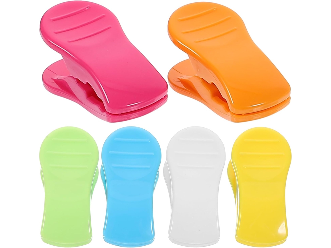 Inoomp 6-prendedores De Roupa Plástico, Forte Fixação E Design Leve Para Uso Externo, Pacote Com 6-unidades Para Sacos