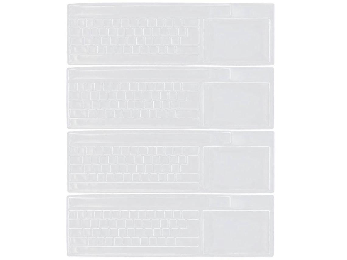 4 Capas Transparentes Para Teclado De Computador, Ideais Para Casa, Escritório, Escola, Etc. Everley891