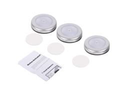 2026 3 Peças de Luz Noturna Sem Fio com Sensor de Movimento Pir Automático 6 Led Bateria Redonda