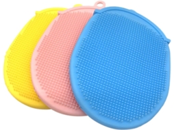 Lurelia Pack De 9 Escovas De Silicone Para Corpo E Rosto, Silicone Macio, Dupla Face E Pega Ergonómica