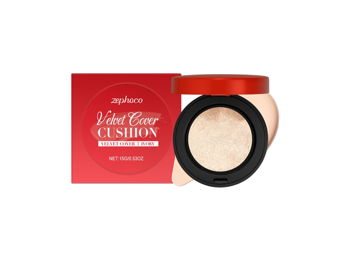 Base Concealer Cushion Branco Ívor com Hidratação Instantânea para o Rosto LAXISCREED