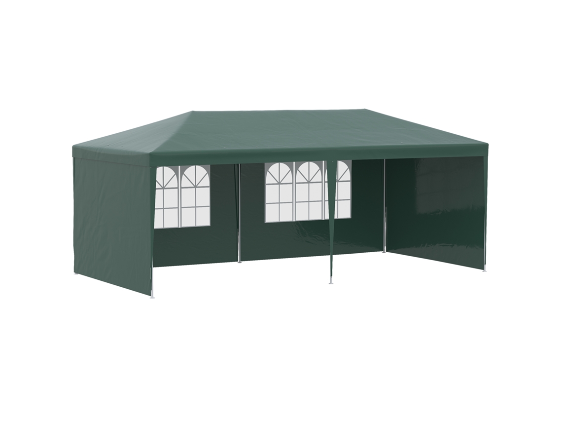 Gazebo de Jardim 6x3m com Paredes Removíveis CHEZMOI