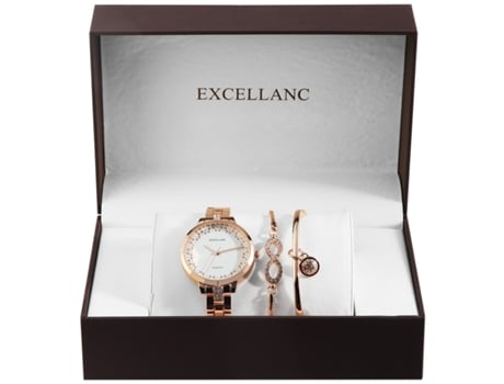 Conjunto Relógio com Pulseiras - 1800217-001 EXCELLANC