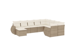 Garden Sofa Set, Garden Sofa Sets Vidaxl Bege Rattan / Vime (n/a)