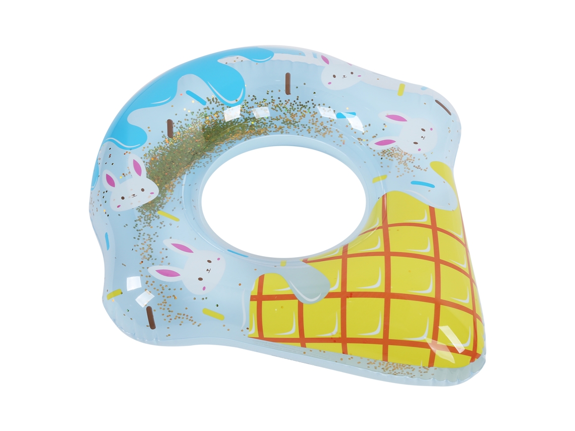 Anel Flutuante Piscina Infantil 70cm Glitter Pvc Espesso